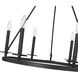 Florence 6 Light 26 inch Matte Black Chandelier Ceiling Light